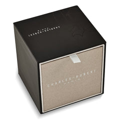 Charles Hubert Stainless Steel Black Dial Watch - 3