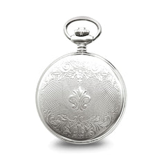 Charles Hubert Chrome-finish White Dial Pocket Watch - 4