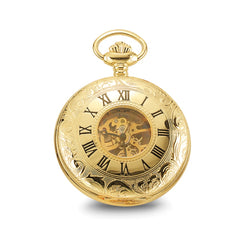 Charles Hubert Gold-finish White Dial Pocket Watch - 4