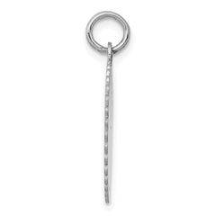14k White Gold .011 Gauge Engraveable Scalloped Disc Charm - 2