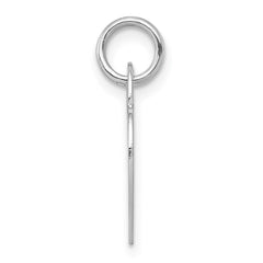 14k White Gold Small Engravable Heart