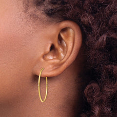 14k 1.25mm Endless Hoop Earring - 7