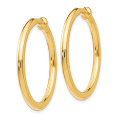 14k Non-Pierced Hoops Earrings - 2