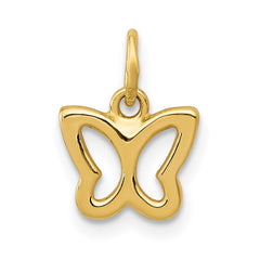 14k Polished Butterfly Pendant - 3
