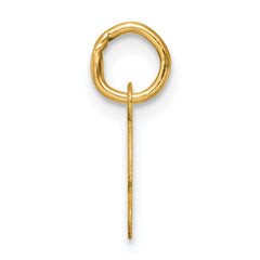 14K Small Script Letter S Initial Charm