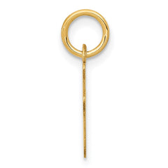 14k Small Script Letter I Initial Charm