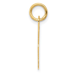 14k Medium Script Letter M Initial Charm