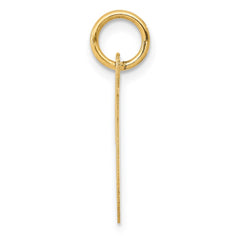 14k Medium Script Letter T Initial Charm