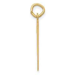 14k Medium Script Letter Y Initial Charm