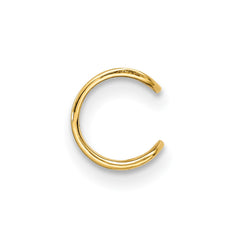 14k Polished Single Ear Cuff