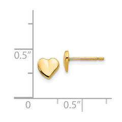 14K Heart Earrings