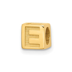 14ky Alphabet Bead Letter E