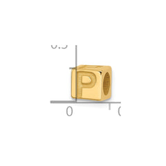 14ky Alphabet Bead Letter P