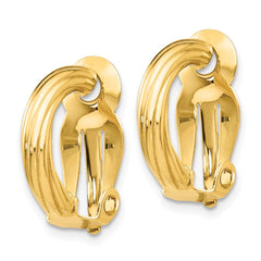 14k Non-Pierced Earrings - 2