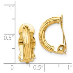 14k Non-Pierced Earrings - 2