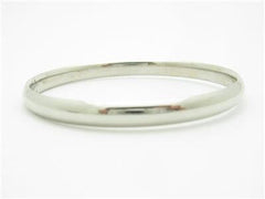 LIV 14k White Gold High Polished Baby Bangle Bracelet 4.7 Grams