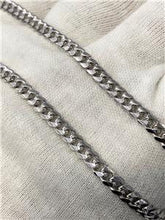 LIV Platinum Over Sterling Silver .925 Miami Cuban 4mm Necklace 20" L