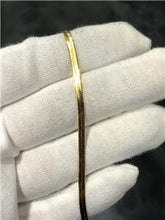 LIV 14k Yellow Gold 3mm Wide Herringbone 7" Length Lobster Lock Stack Bracelet Gift