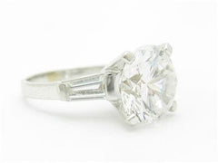 LIV 14k White Gold & Cubic Zirconia CZ Engagement Design Travel Ring