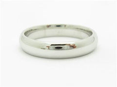 LIV 14k White Gold High Polish Finish Design Wedding Band Comfort Fit Ring Bridal