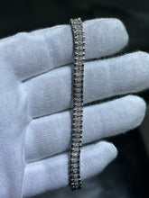 LIV 14k White Gold Natural White Diamonds Classic Tennis Bracelet 12.7 Grams Gift