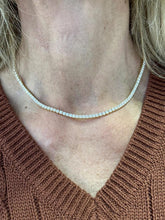 LIV 14k Yellow Gold Natural VS1 Diamonds 13.26ct Round Cut Tennis Necklace 16" L