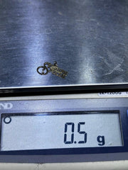 LIV 14k Yellow Gold Vintage Special Someone Hand Made Halo Charm Pendant 0.5 Grams