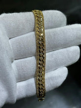 LIV 14k Yellow Gold Hand Made Italian Link Design Stack Bracelet Gift 9.2 Grams