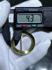 LIV 14k Yellow Gold Large Round Cable Design Halo Pin Brooch 4.7 Grams Gift