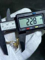 LIV 18k Yellow Gold Vintage Sail Boat 3D Hand Made Charm Pendant 1.4 Grams Gift