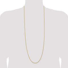 14K 36 inch 2mm Regular Rope with Lobster Clasp Chain