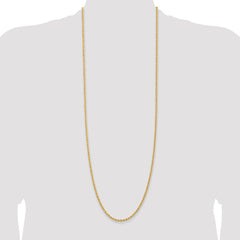 14K 36 inch 2.75mm Regular Rope with Lobster Clasp Chain