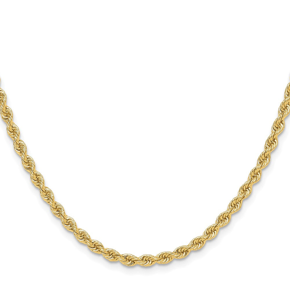 14k 3.3mm Regular Rope Chain