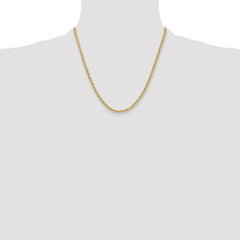 14k 3.3mm Regular Rope Chain