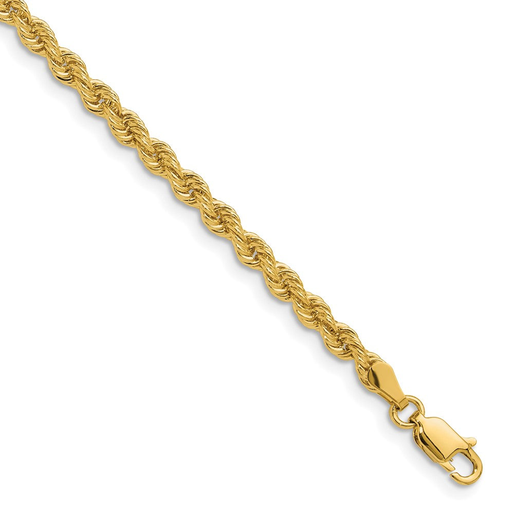 14k 3.3mm Regular Rope Chain - 7
