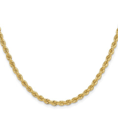 14k 3.8mm Regular Rope Chain