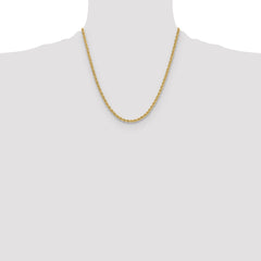 14k 3.8mm Regular Rope Chain