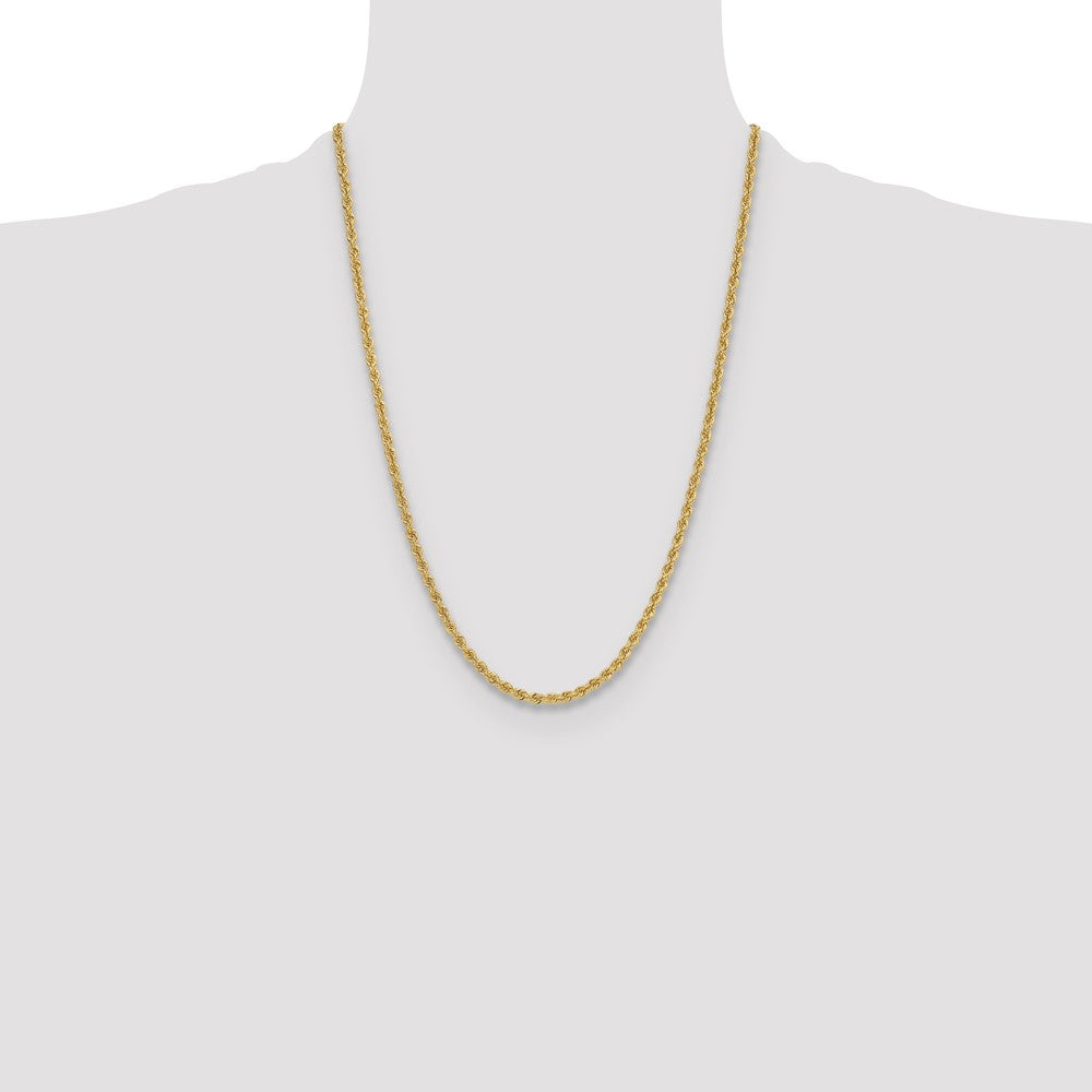 14k 3.8mm Regular Rope Chain