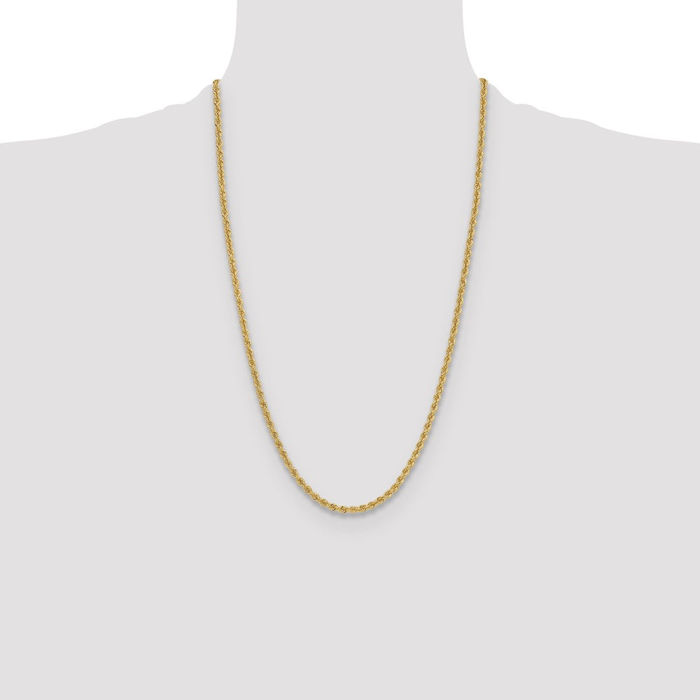 14k 3.8mm Regular Rope Chain