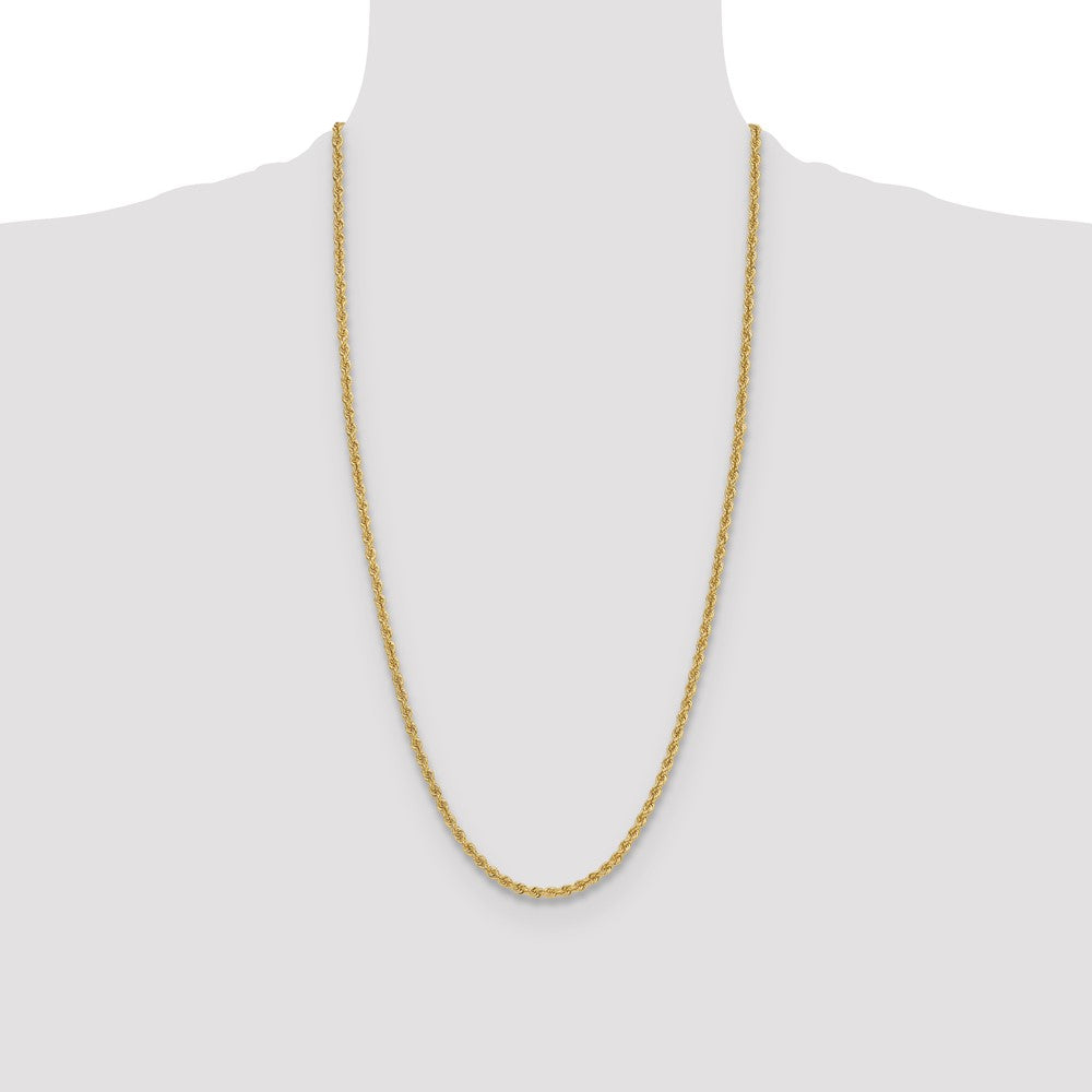 14k 3.8mm Regular Rope Chain