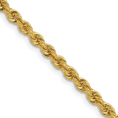 14k 3.8mm Regular Rope Chain - 9