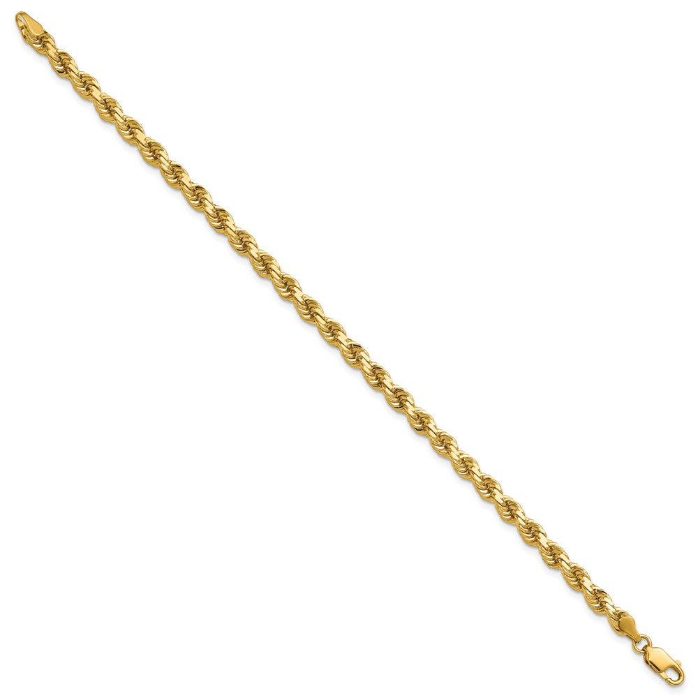 14K 4.25mm D/C Rope with Lobster Clasp Chain