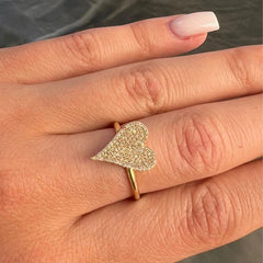 LIV “Harper” Diamond Heart Ring