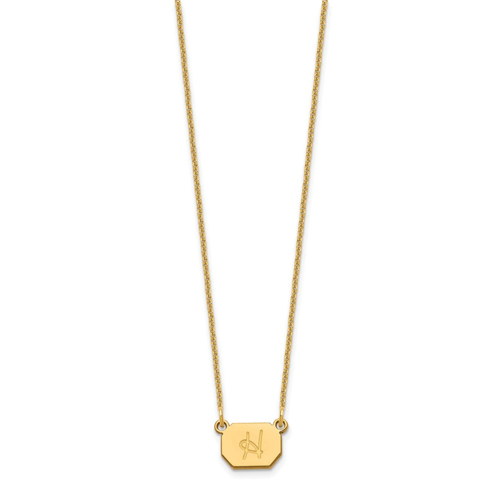 10k Yellow Gold Initial Necklace