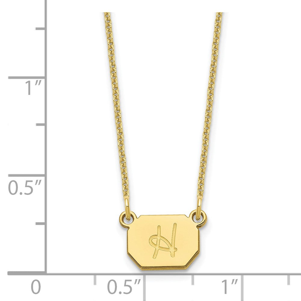 10k Yellow Gold Initial Necklace