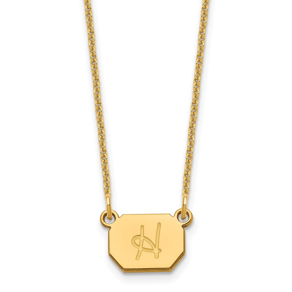 10k Yellow Gold Initial Necklace