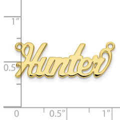 10k Yellow Gold Name Plate - 3