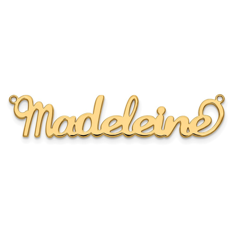 10k Yellow Gold Name Plate