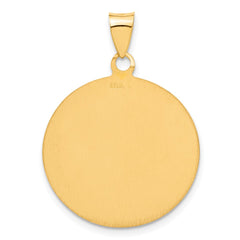 18k Saint Christopher Medal Pendant