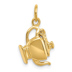 14k 3-D Tea Pot Lid Opens Charm